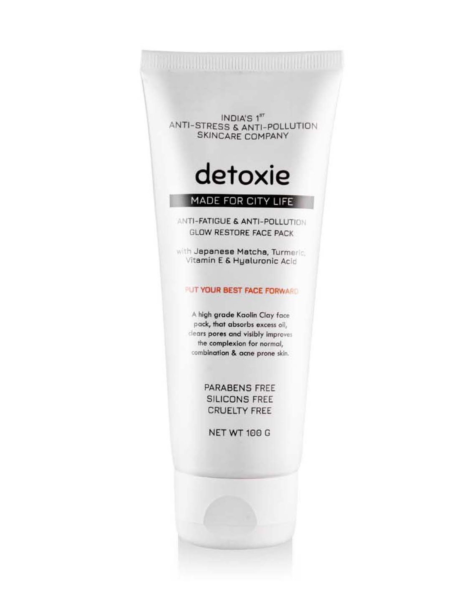 Detoxie Anti-Fatigue & Anti-Pollution Glow Restore Face Pack - 100 gm