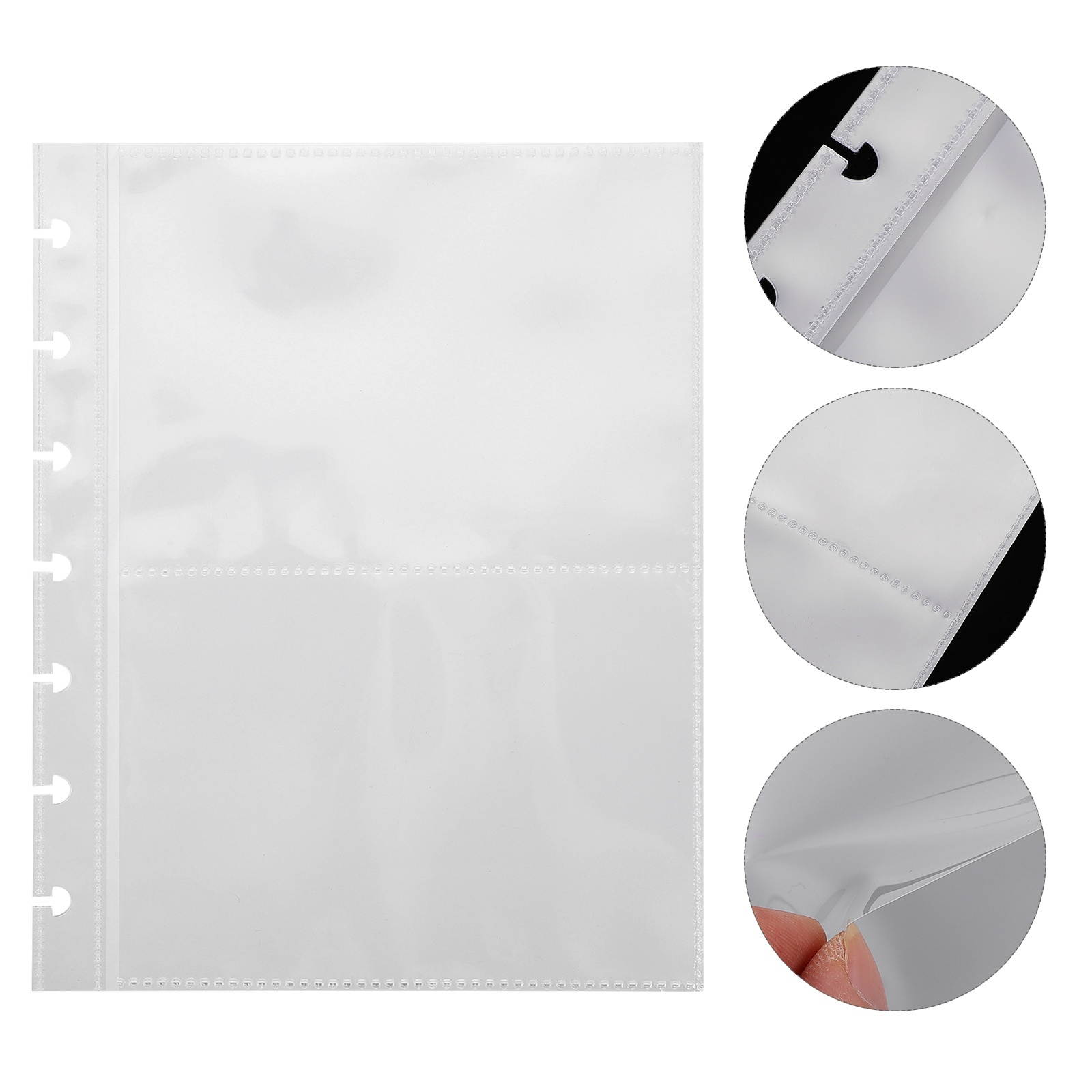 1 Pc Practical Photo Sleeve Photo Cover Photo Album Sleeve (Transparent)