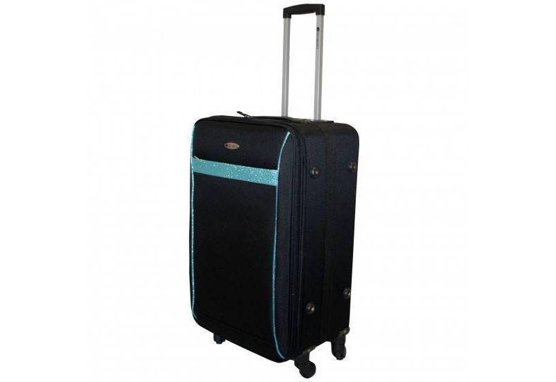Chariot Travelware DM-905 3pc Luggage Set - Blue Glitter
