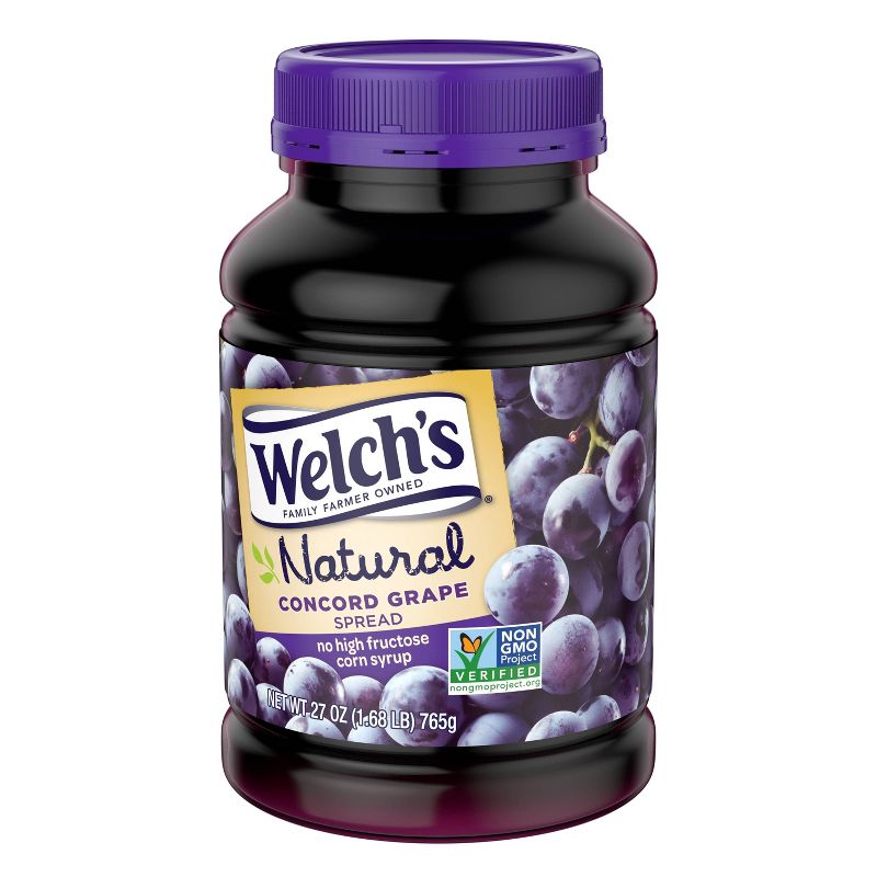 Welch's Natural Concord Grape Spread - 27oz