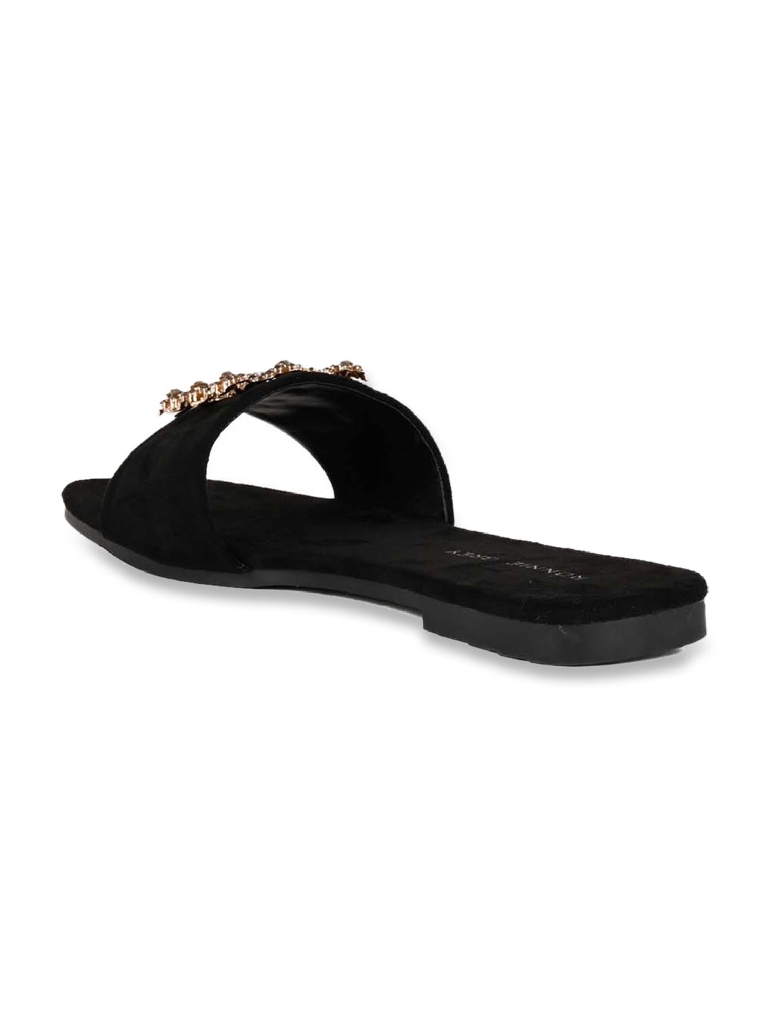 Ronnie Grey Women's Black Casual Sandals