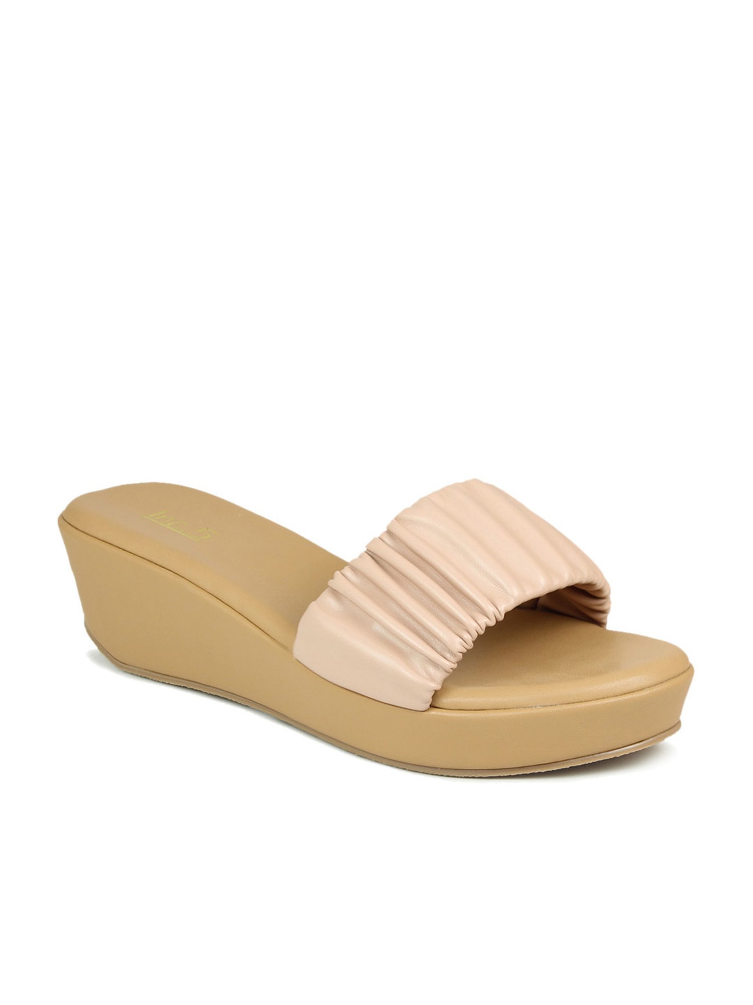 Inc.5 Women's Peach Casual Wedges
