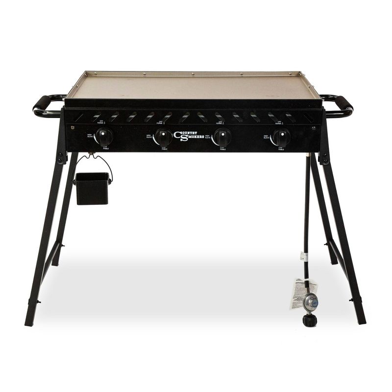 Country Smokers 4-Burner Griddle 10667 Black