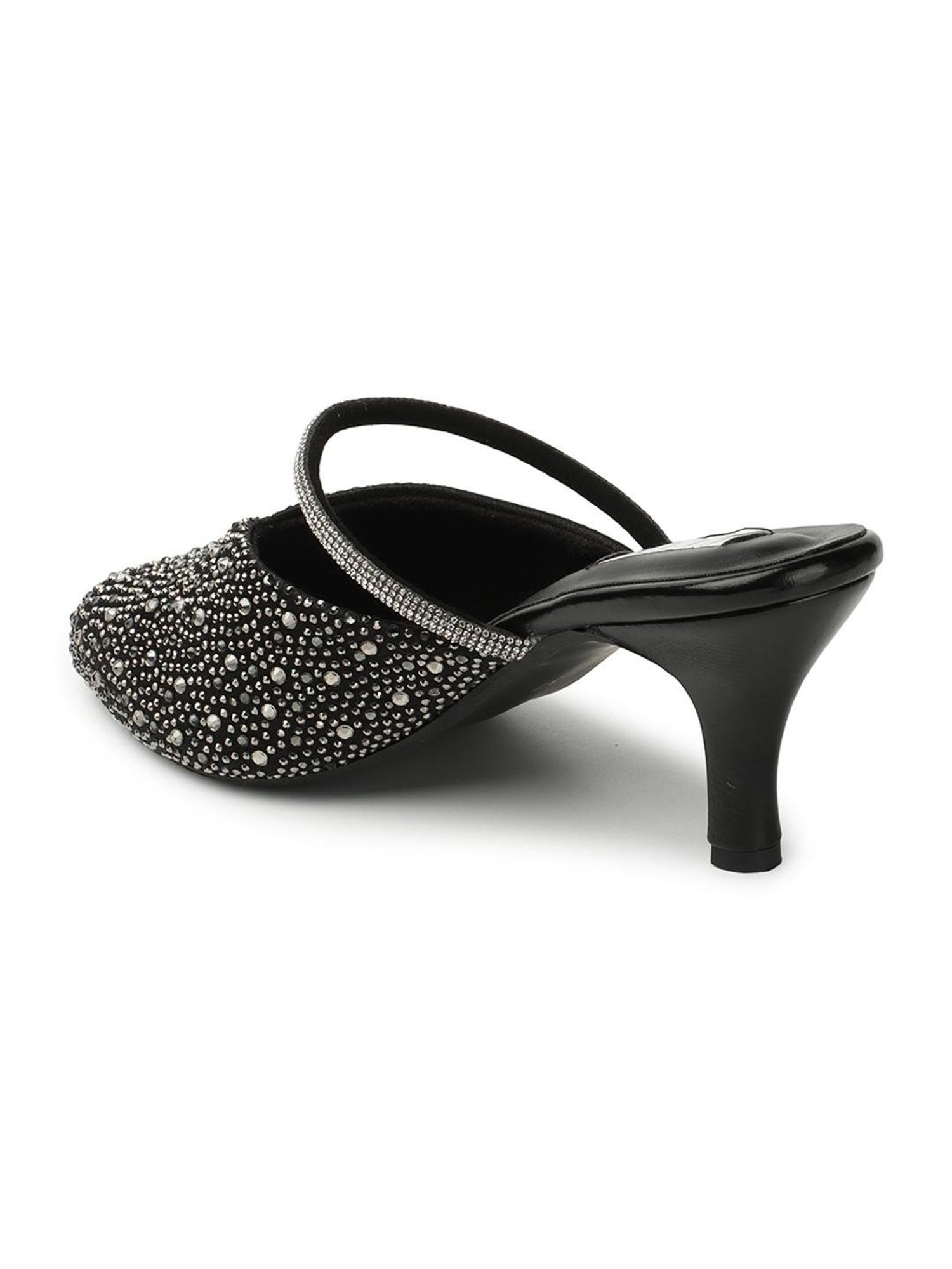 Elle Women's Black Mule Shoes