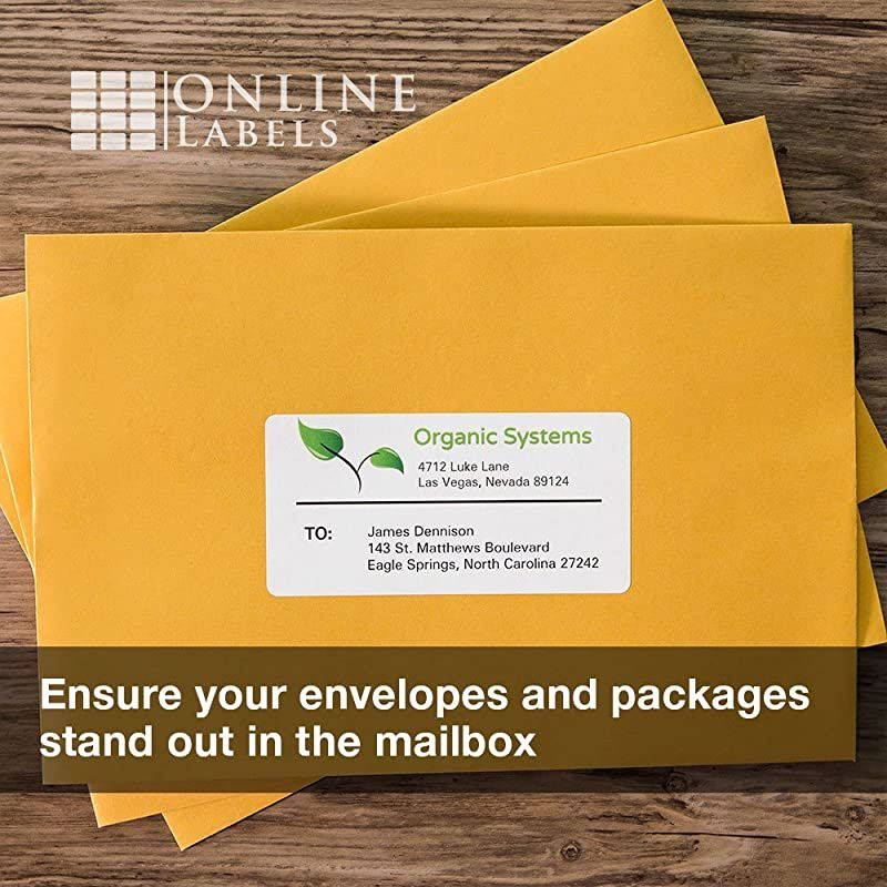 4 x 2 Mailing Labels Pack of 5000 Labels 500 Sheets InkjetLaser Printer