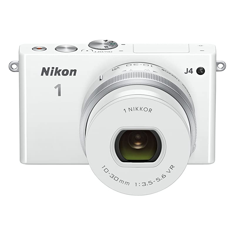 1 J4 Digital Camera with 1 NIKKOR 10-30mm f/3.5-5.6 PD Zoom Lens (White) (Discontinued by Manufacturer)