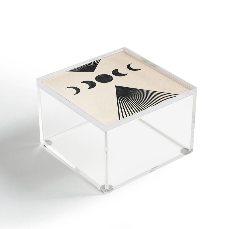 Olivia & May Set of 3 Weave Baskets with Wooden Lids