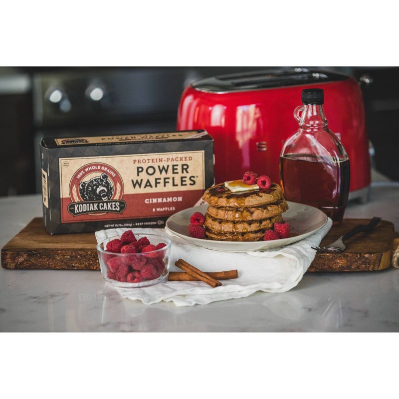 Kodiak Cakes Frozen Power Waffles Cinnamon - 10.72oz/8ct