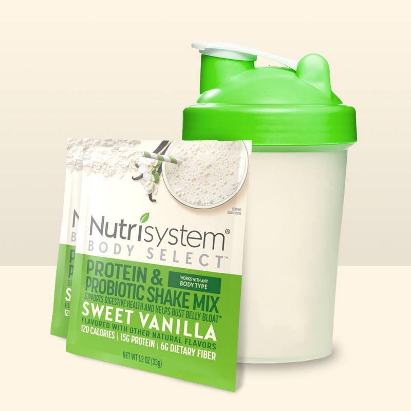 Nutrisystem Body Select Sweet Vanilla Protein & Probiotic Shakes - 20ct