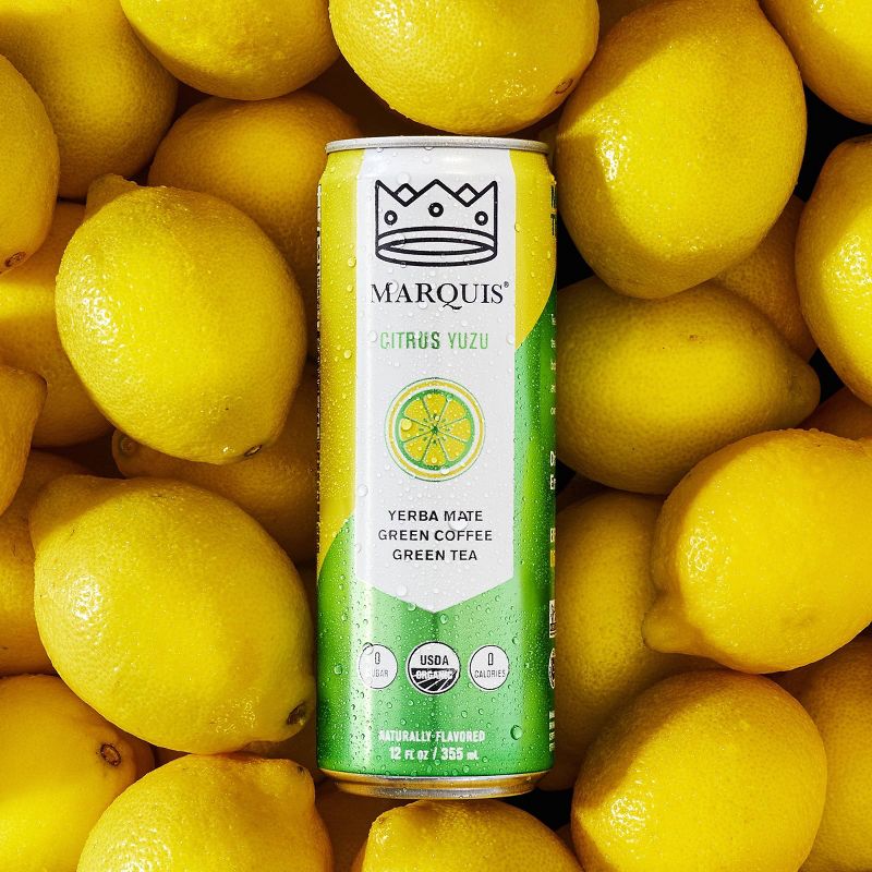 Marquis Yerba Mate Citrus Yuzu - 12 fl oz Can