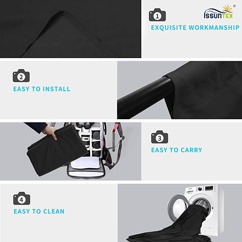 10X16 ft Green Background Muslin BackdropPhoto StudioCollapsible High Density Screen for Video Photography and Television