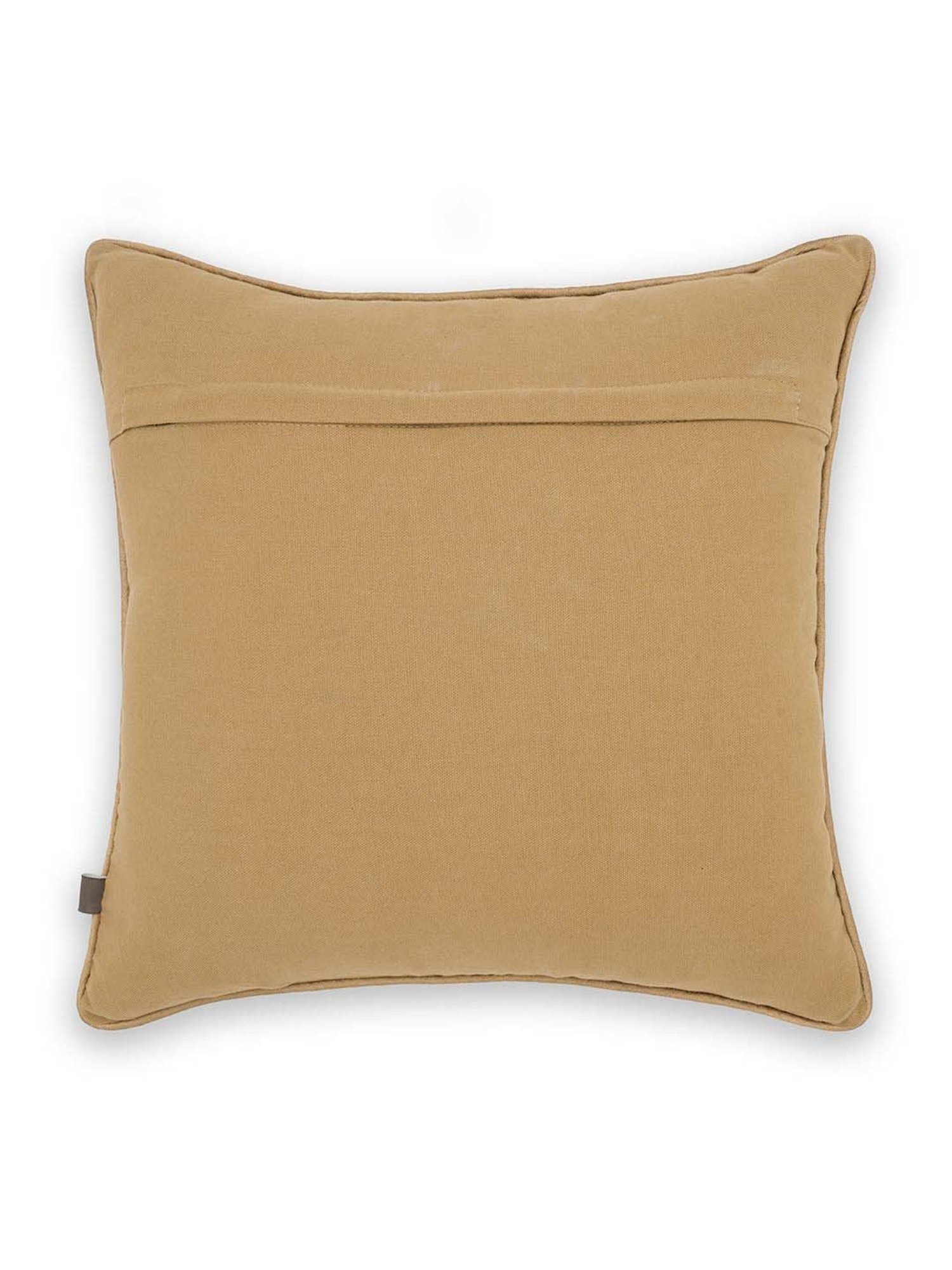Pure Home and Living Gold Velvet Embroidered Cushion Cover