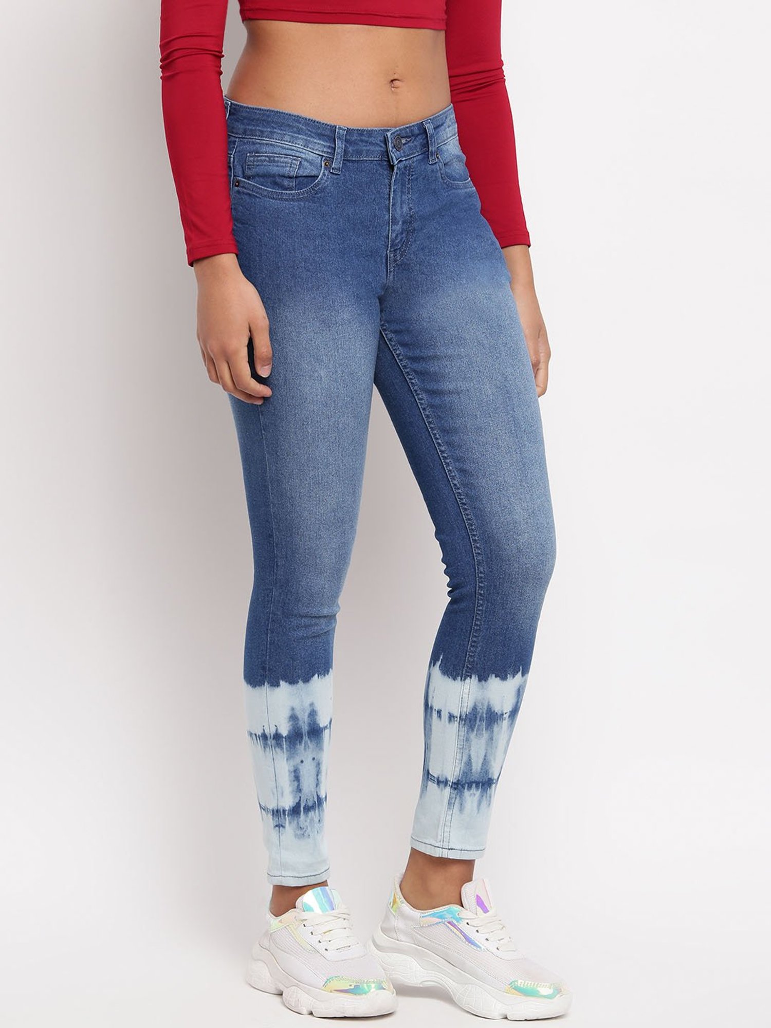 Tales & Stories Blue Mid Rise Jeans