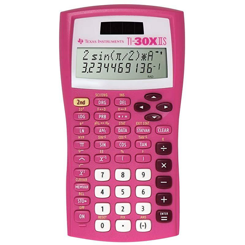 TI30X IIS Scientific Calculator Pretty Pink