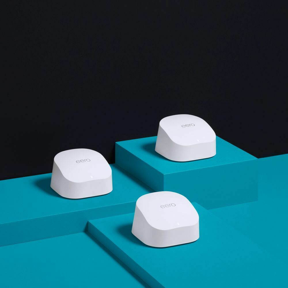 eero 6 AX1800 Dual-Band Mesh Wi-Fi 6 System (3-Pack) - White