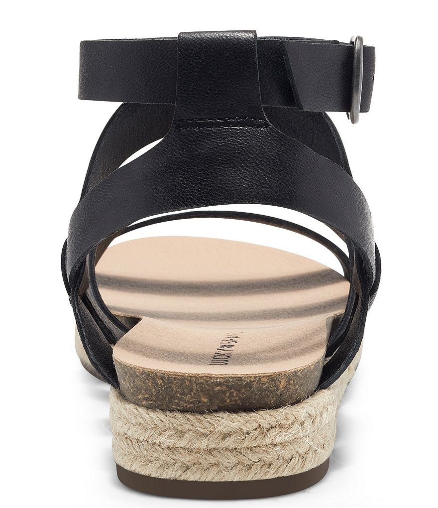 Lucky Brand Glaina Leather Espadrille Sandals