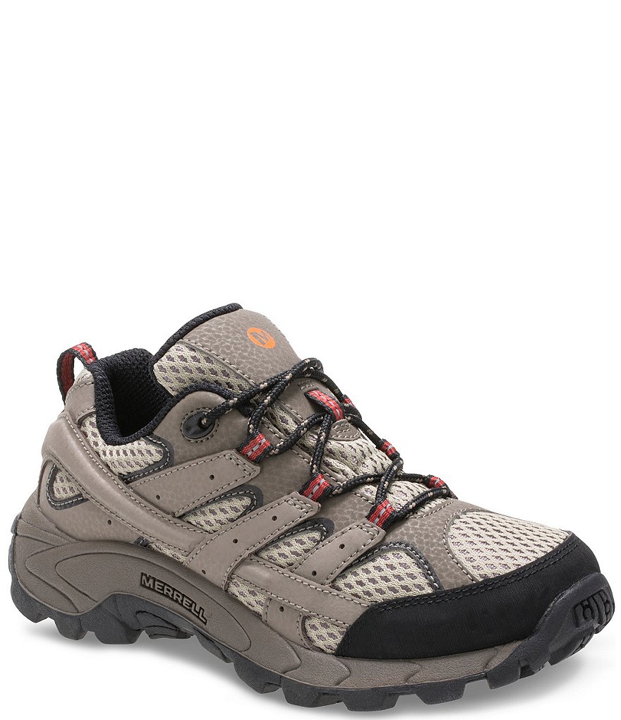 Merrell Boys' Moab 2 Low Lace Suede and Mesh Shoe (Toddler)