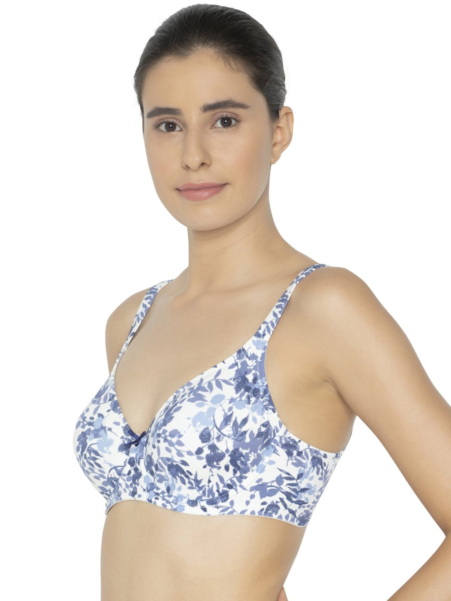 Triumph Almond White Printed Minimizer Bra