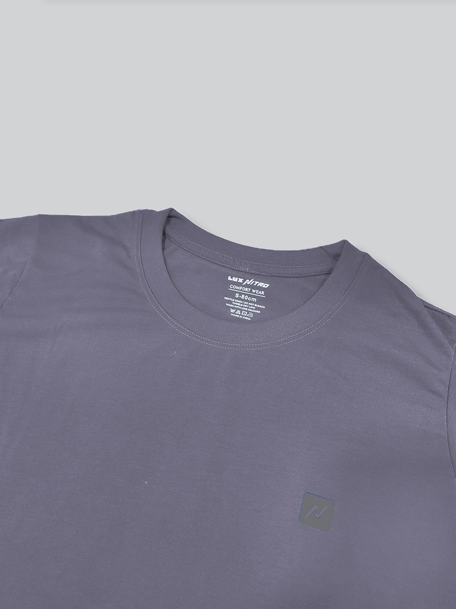Lux Nitro Purple Regular Fit T-Shirt Pack of - 2