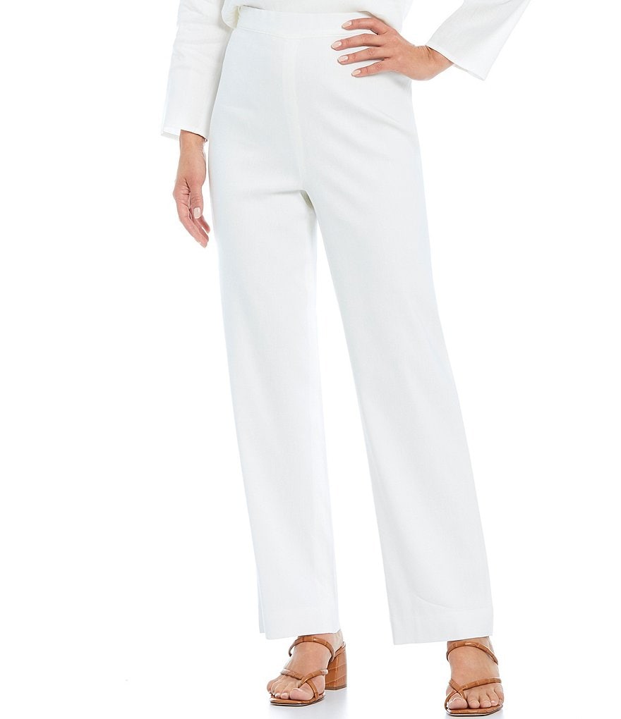 Preston & York Annalise Linen Flat Front Pants