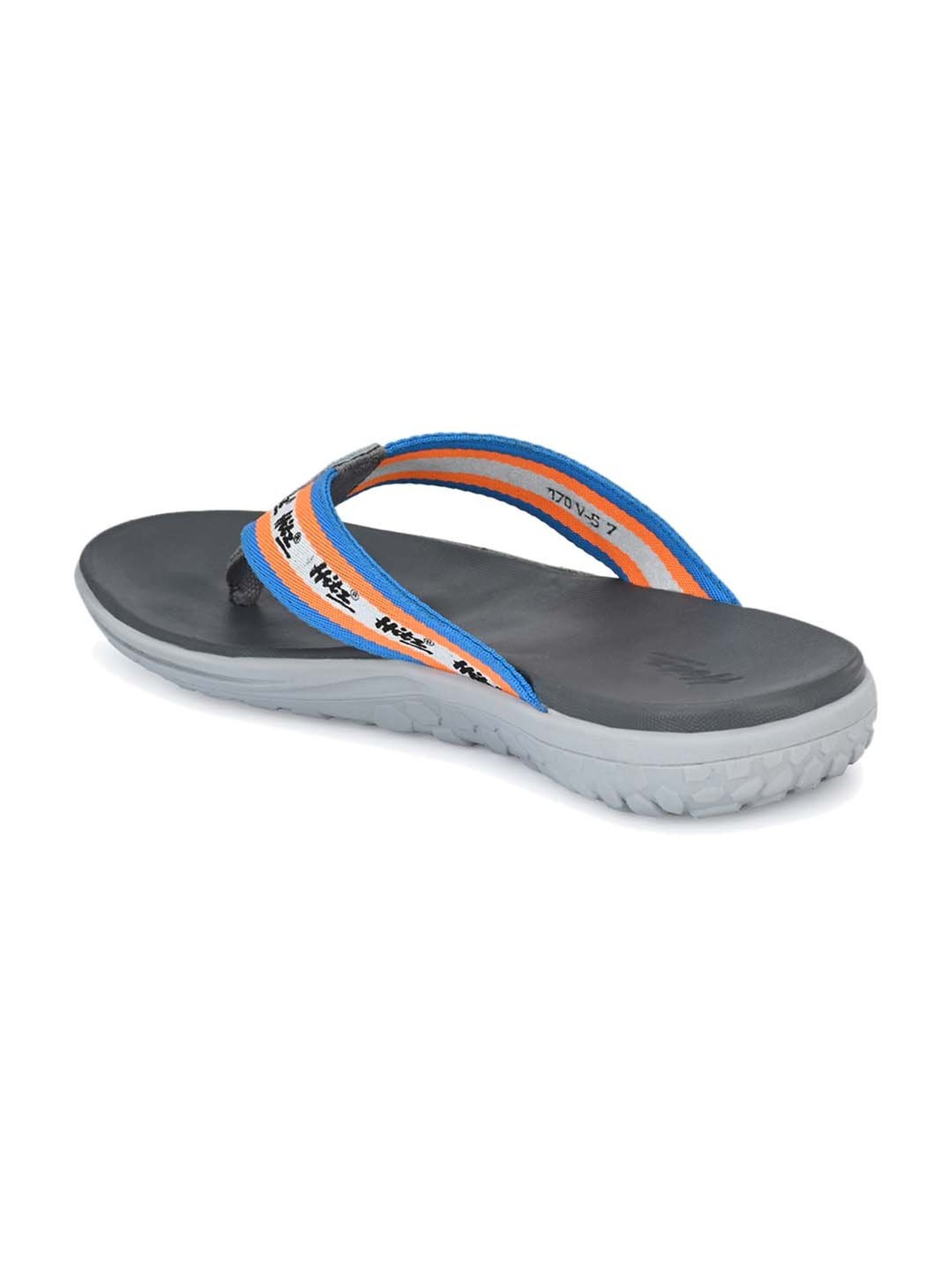 Hitz Men's Blue Thong Sandals