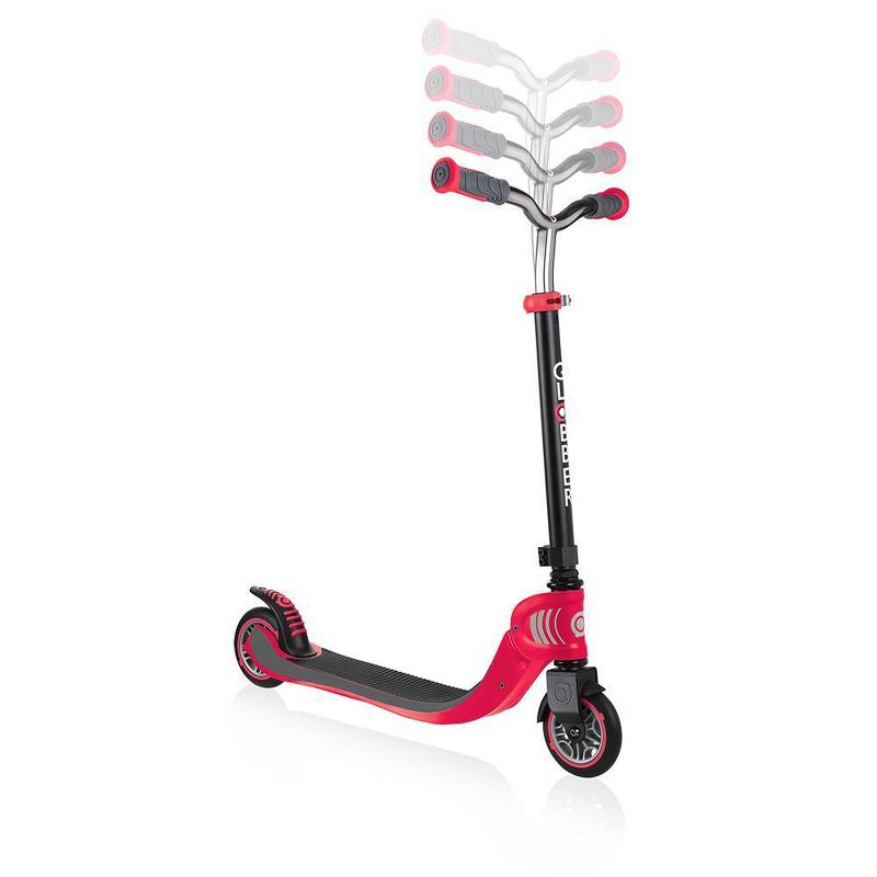 Globber Flow 125 Foldable Kick Scooter - Red