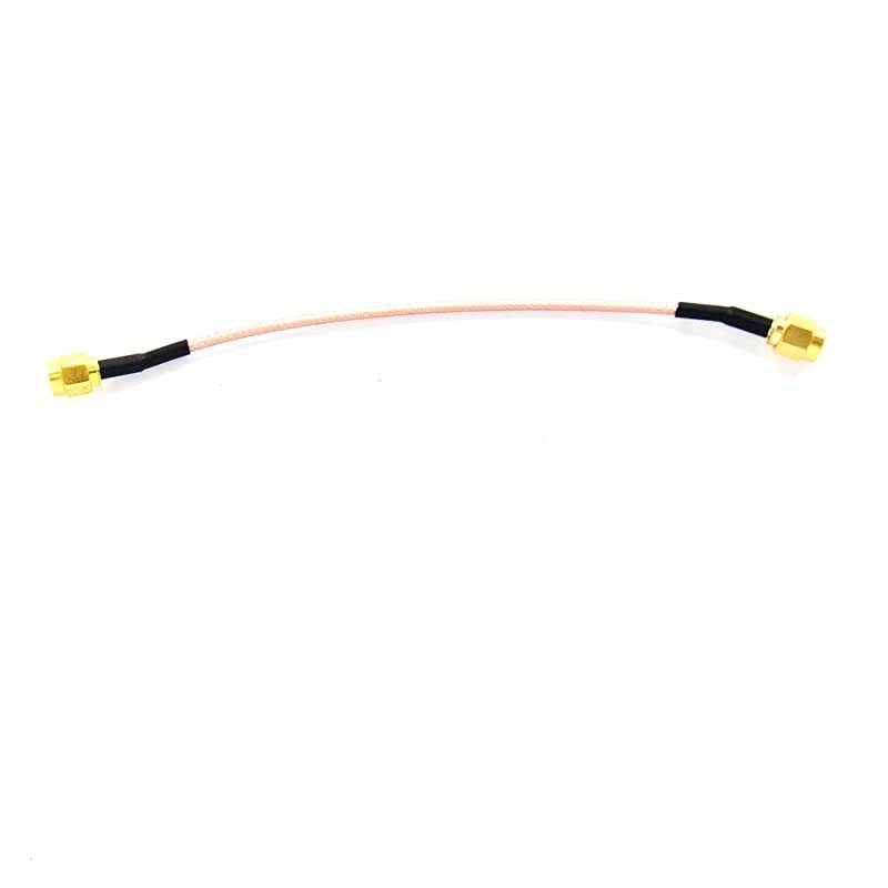 1 Pack RG316 Wire Jumper 15cm SMA Male to SMA Male with Connecting Line RF Coaxial Coax Cable Antenna Extender Cable Adapter Jumper