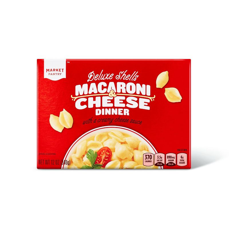 Deluxe Shells Macaroni & Cheese Dinner 12oz - Market Pantry™