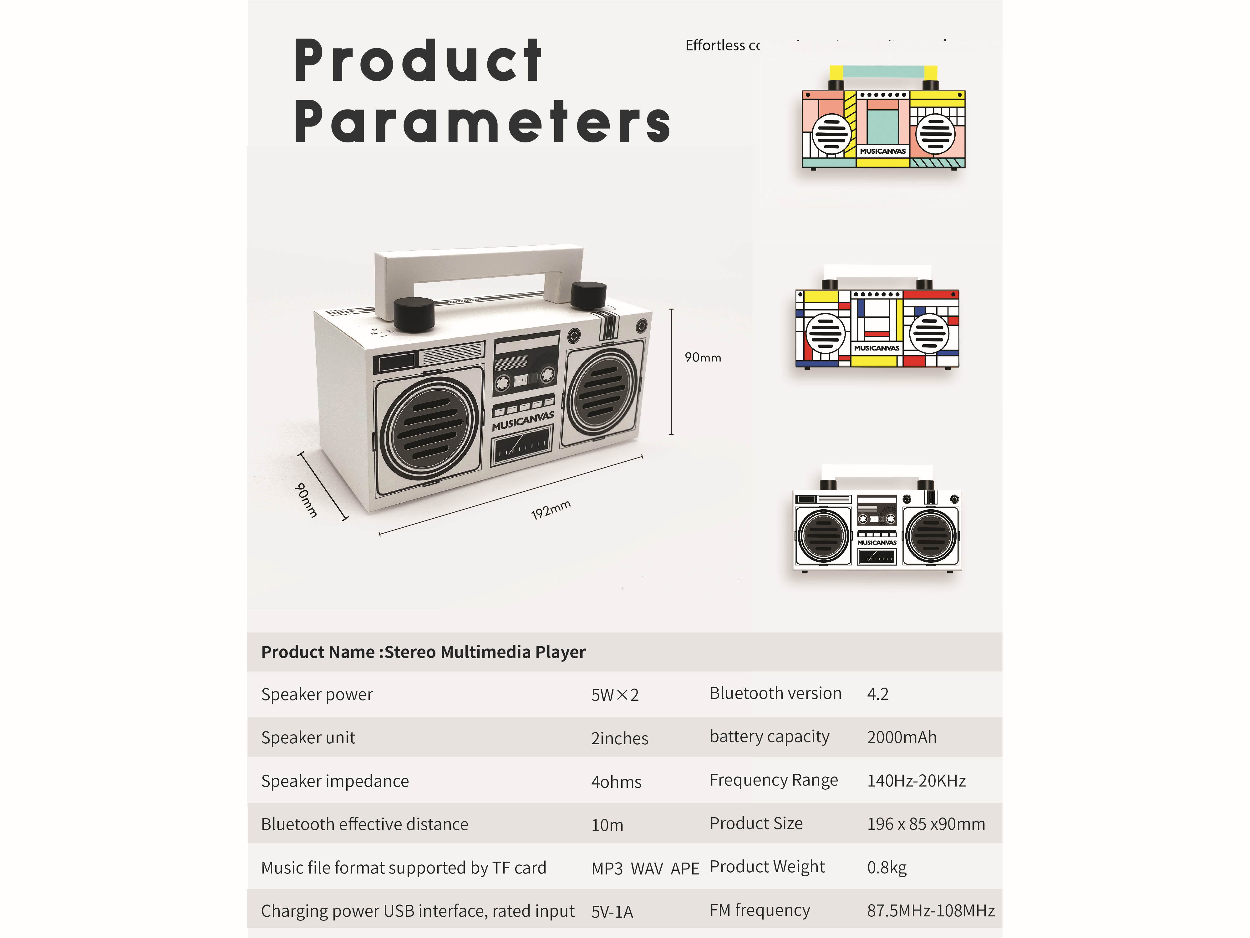 Enermax O'Marine EAS03-BS Black/Silver Waterproof Wireless Speaker