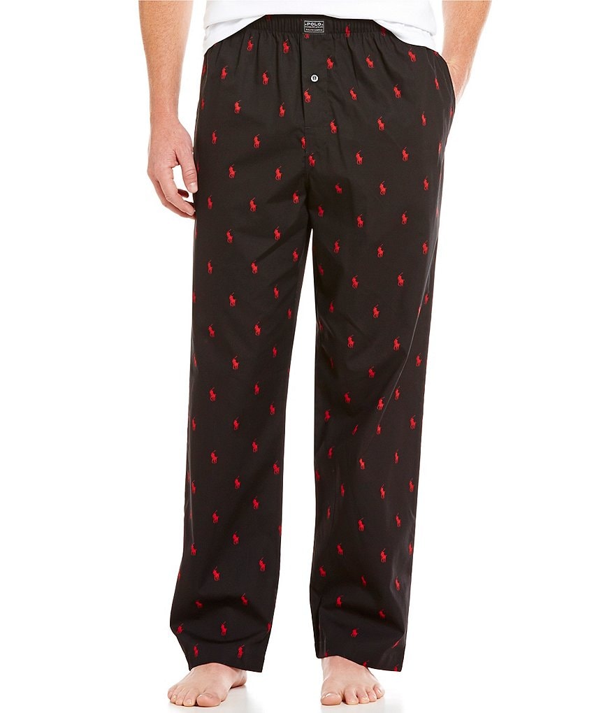 Polo Ralph Lauren Pony-Print Woven Pajama Pants