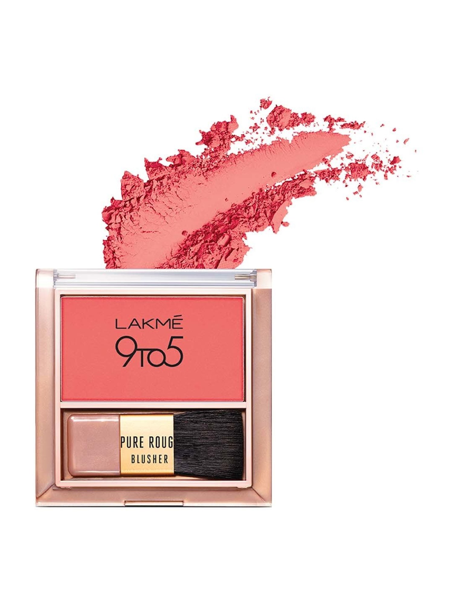 Lakme 9 To 5 Pure Rouge Blusher Coral Punch - 6 gm