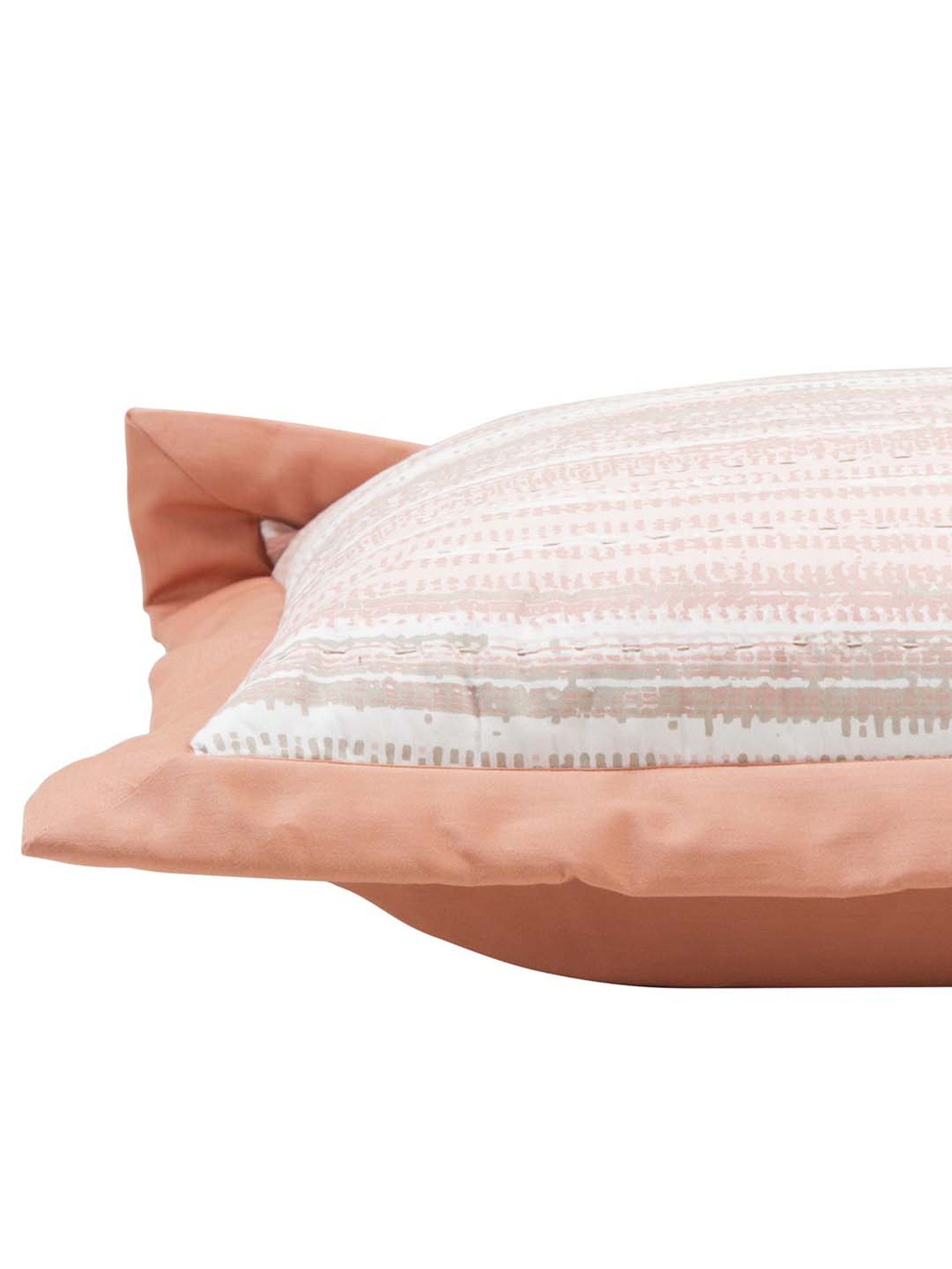 HOSTA HOMES Ultrasonic Abstract Brown 280 TC Polyvelvet Pillow Cover