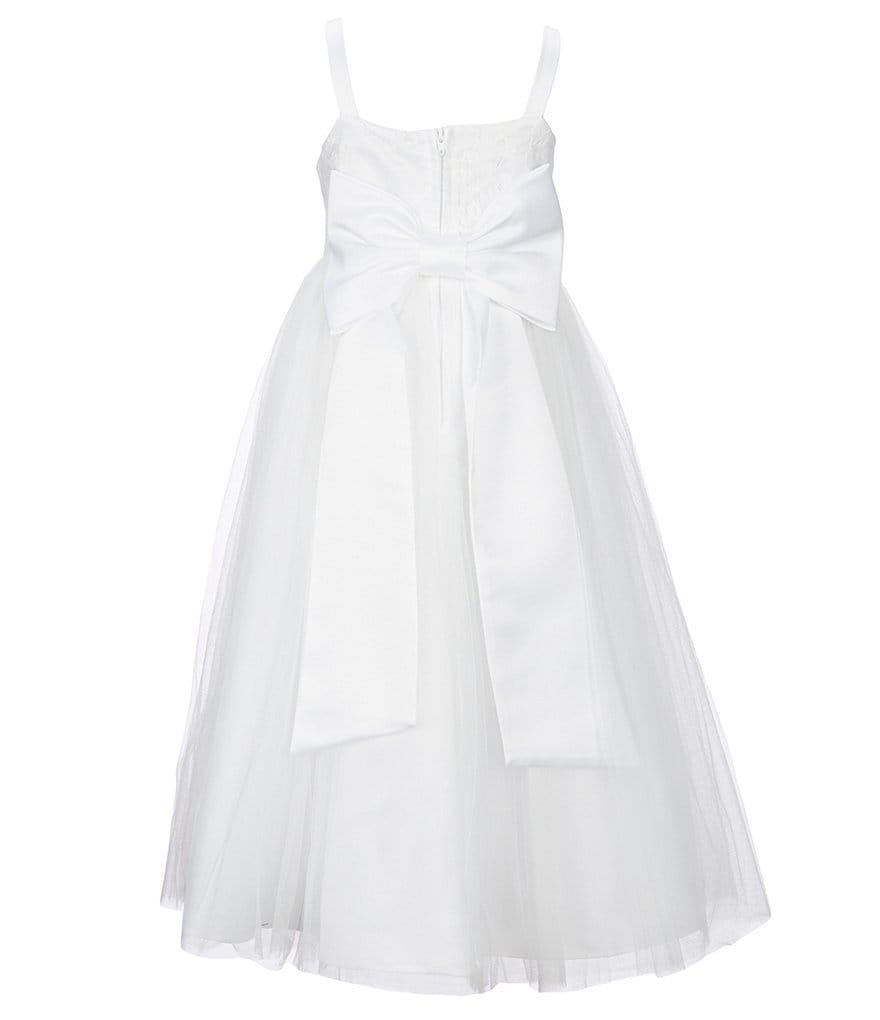 Badgley Mischka Little Girls 4-6X 3D Floral Hi-Low Dress