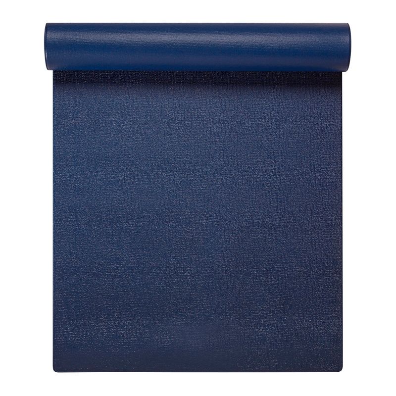 Gaiam Premium Pilates and Yoga Mat - Navy (6mm)