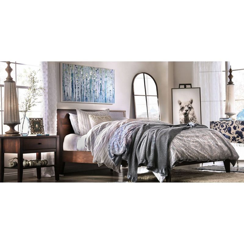 Queen Bungalow Bedroom Set Medium Brown - Home Styles