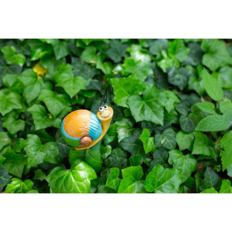 Resin Snail Garden Plant Stake - Exhart