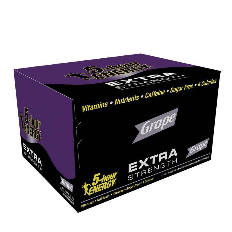 5 Hour Energy Extra Strength Shot - Grape - 12ct