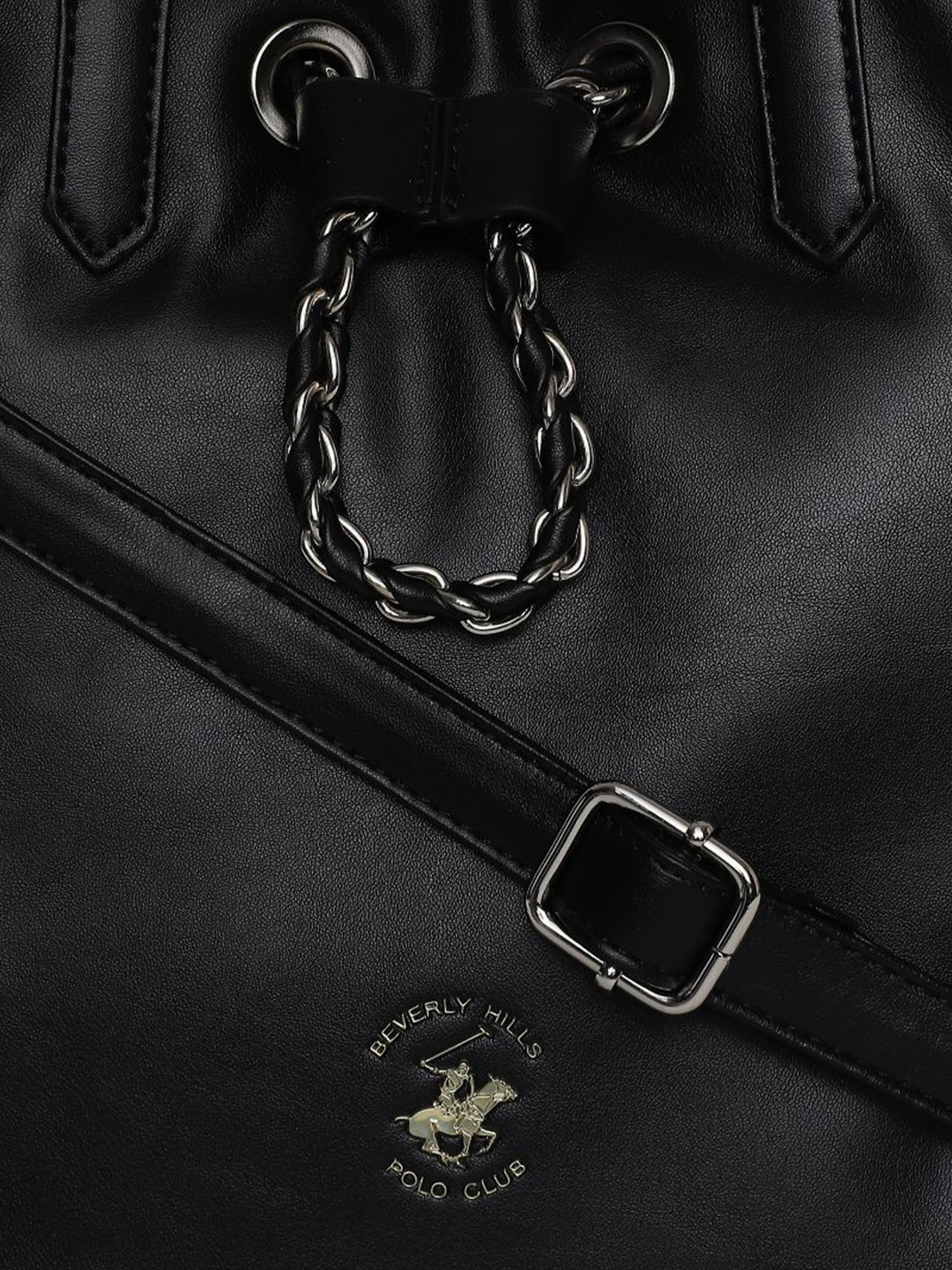 Beverly Hills Polo Club Black Small Tote Bag