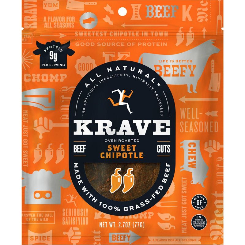 Krave Sweet Chipotle Beef Jerky - 2.7oz