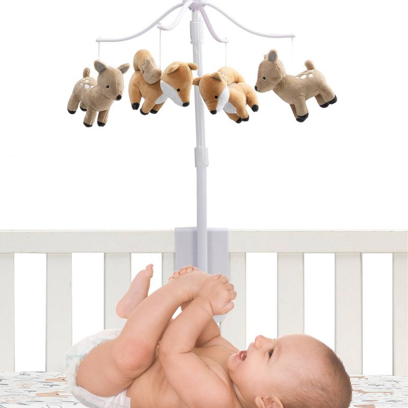 Bedtime Originals Deer Park Musical Baby Crib Mobile