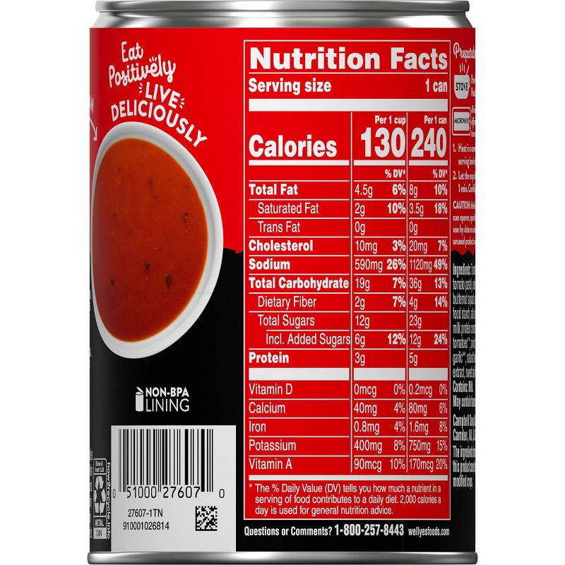 Campbell's Well Yes! Tomato Basil Bisque Lightly Salted - 16.3 fl oz