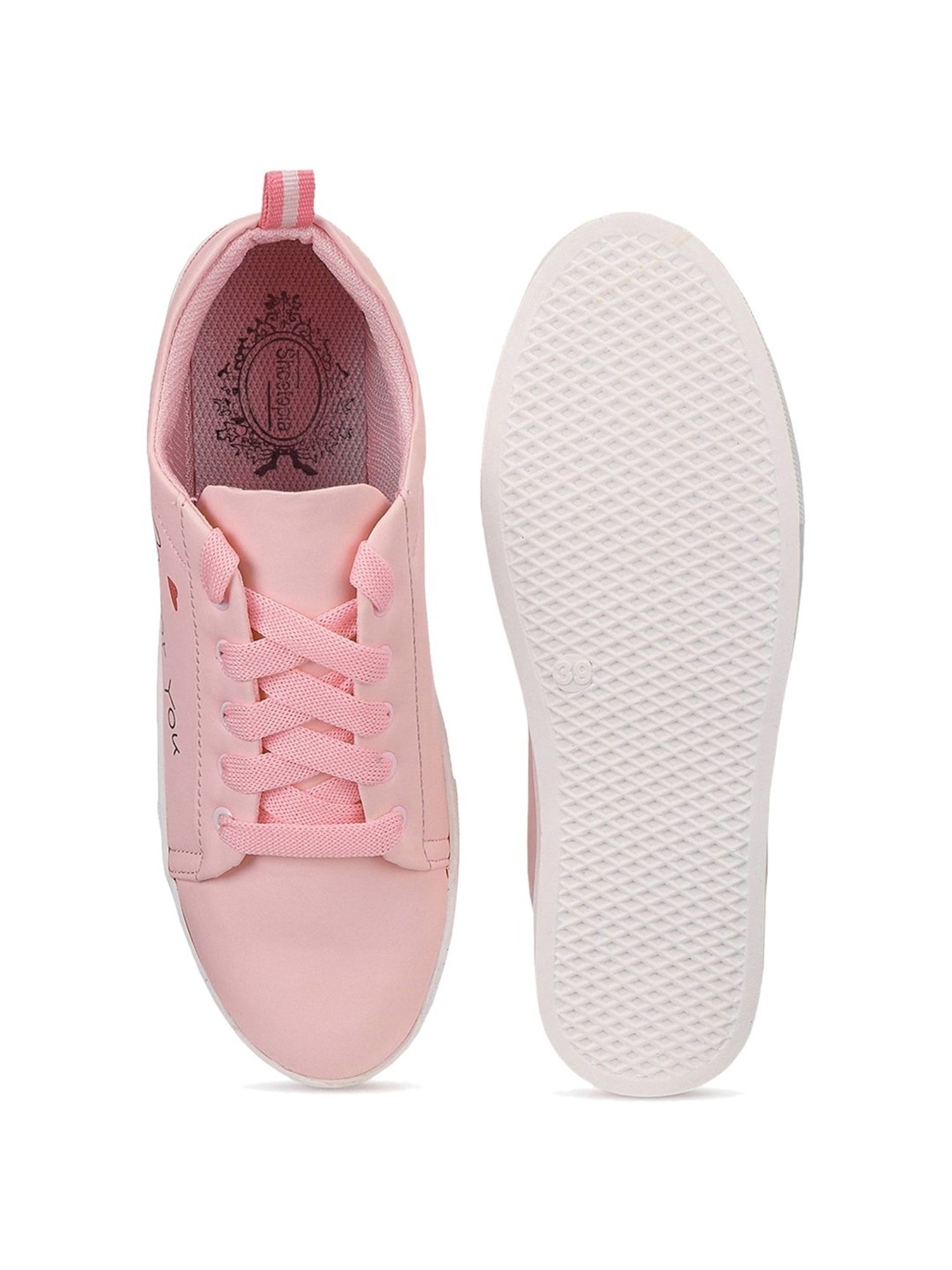 Shoetopia Women's Pink Sneakers