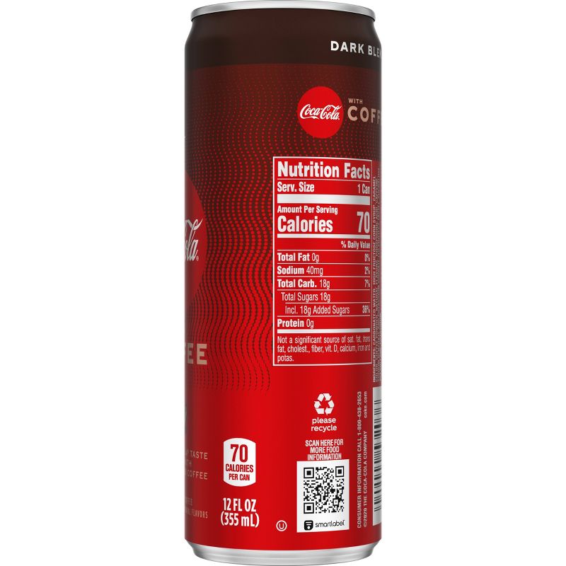 Coca-Cola with Coffee Dark Blend - 12 fl oz Can