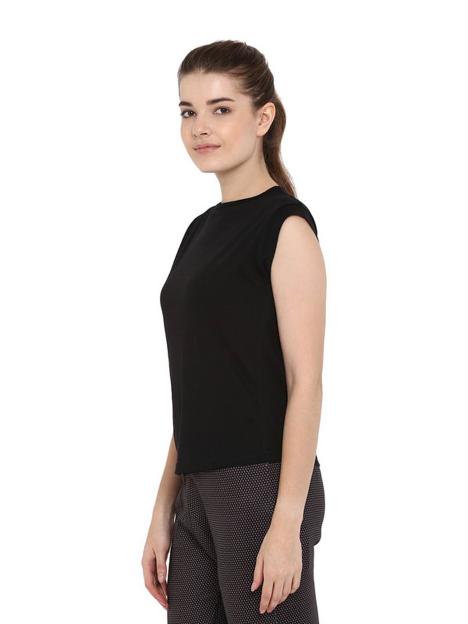 Appulse Black & Grey Melange Cotton T-Shirt - Pack of 2