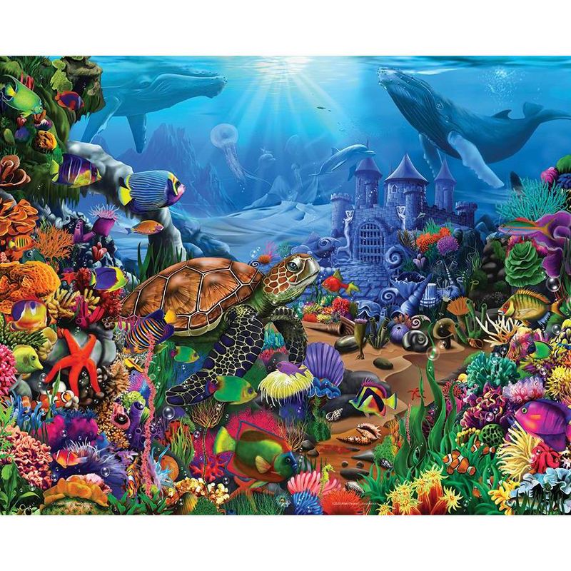 Springbok Underwater Seascape Wooden Jigsaw Puzzle - 500pc