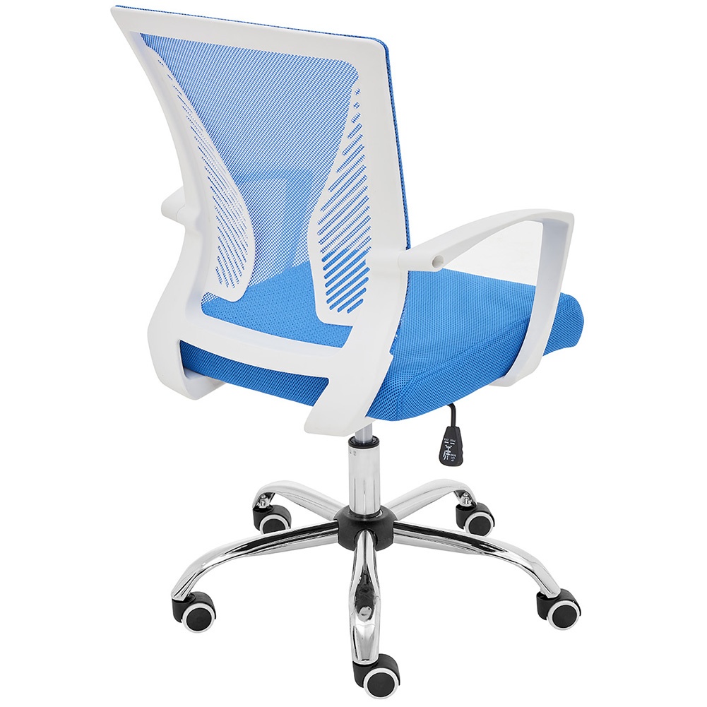 Modern Home Zuna Mid-Back Office Chair - White/Blue