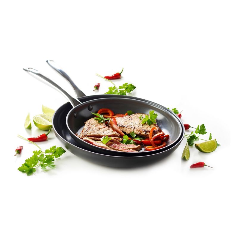 GreenPan Madison 2pk Ceramic Non-Stick Frypan Set