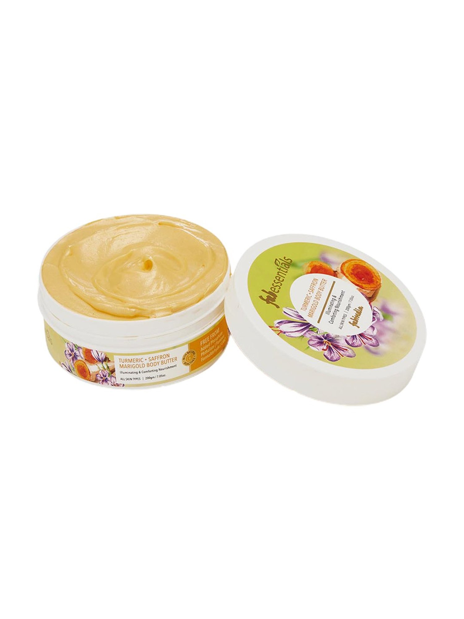 Fabessentials Turmeric & Saffron Marigold Body Butter - 200 gm