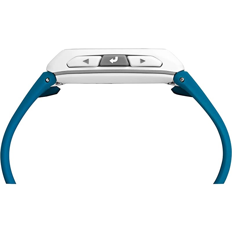 Unisex TW5M12000 Ironman GPS WhiteTeal Silicone Strap Watch