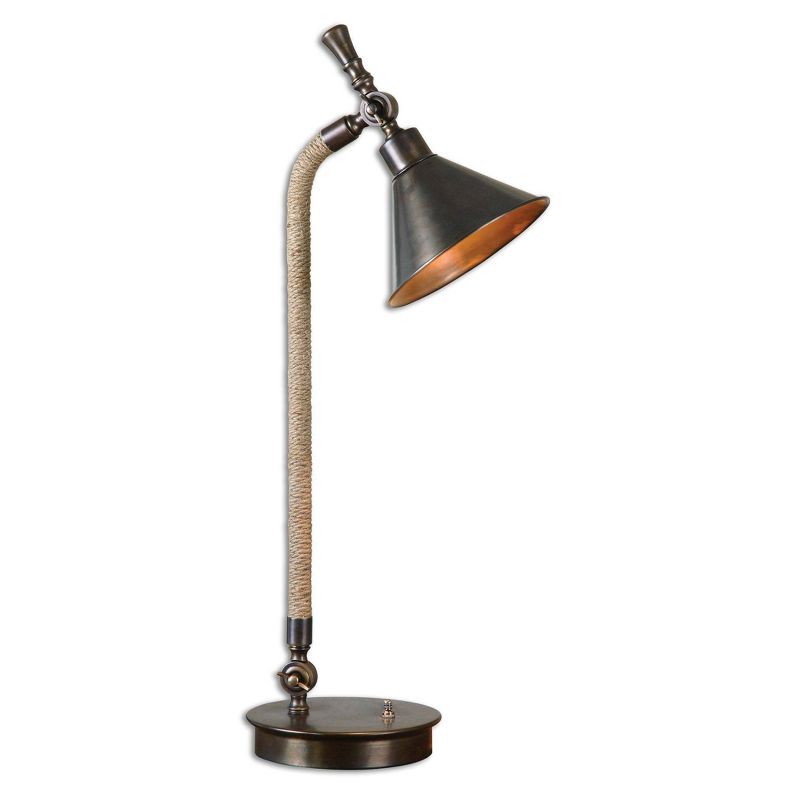 Uttermost Duvall Desk Lamp - Rope